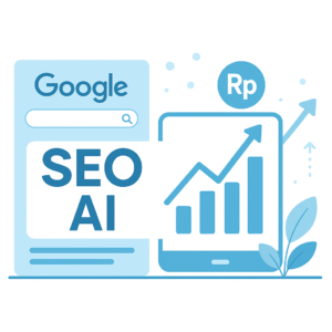 Ilustrasi SEO AI dan Akselerasi Bisnis oleh Selscope.